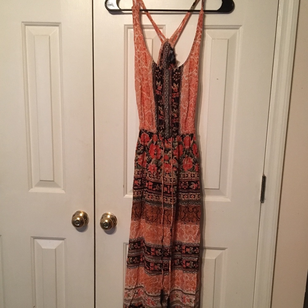 Spaghetti strap maxi dress